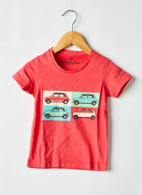 Tricou roșu MA LOCOMOTION băiat