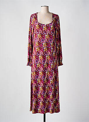 Rochie lungă mâneci lungi mâneci lungi violet ZILCH femeie