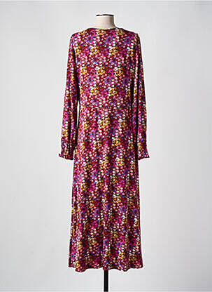 Rochie lungă mâneci lungi mâneci lungi violet ZILCH femeie