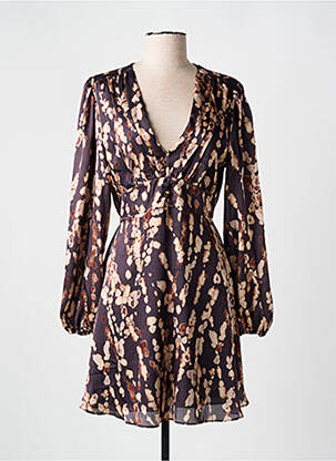 Rochie scurtă maro CIVICO 1 femeie