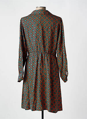 Rochie scurtă mâneci lungi mâneci lungi verde ZIBI LONDON femeie
