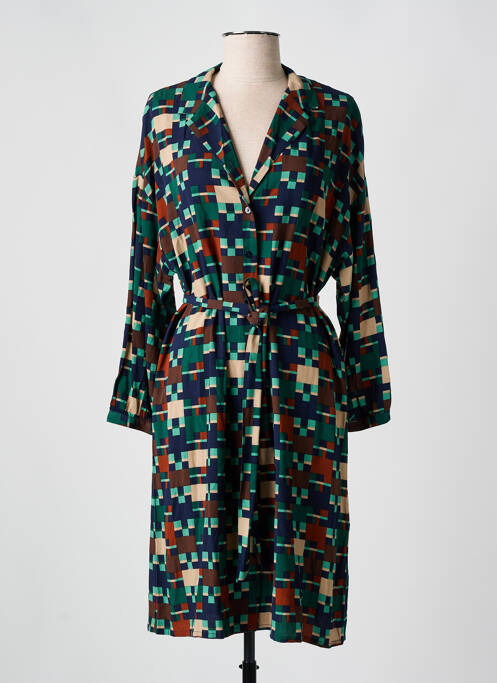 Rochie midi verde NICE THINGS femeie