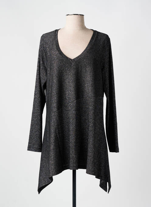 Tunică mâneci lungi negru MAT FASHION femeie