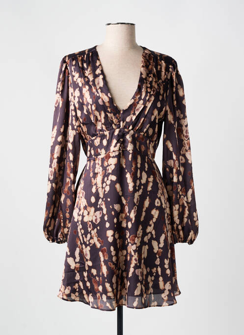 Rochie scurtă maro CIVICO 1 femeie