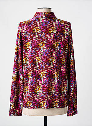 Cămașă imprimeu floral mâneci lungi violet ZILCH femeie