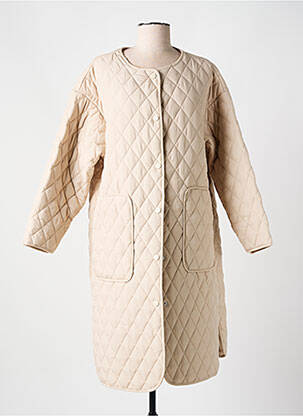 Geacă matlasată bej AÏKHA femeie