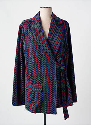 Jachete casual guler tip costum violet MÊME ROAD femeie