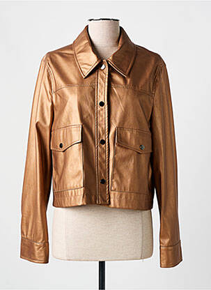 Geci din piele ecologică auriu ESQUALO femeie