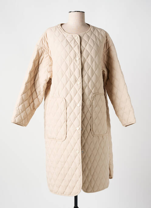 Geacă matlasată bej AÏKHA femeie