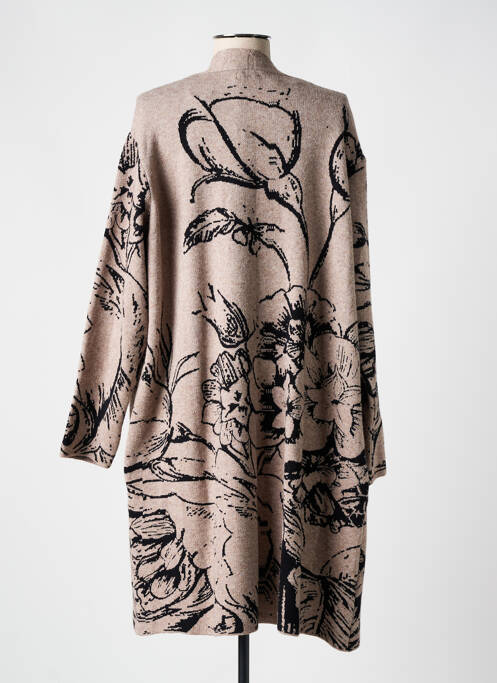 Vestă cu mâneci lungi maro YELLOW LABEL femeie