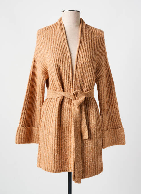 Vestă cu mâneci lungi maro YEST femeie