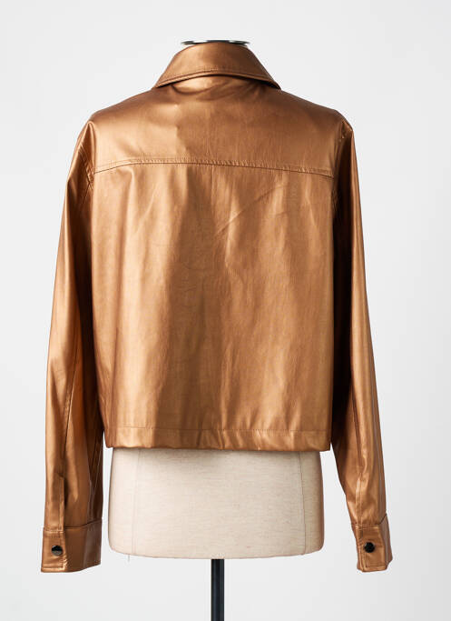 Geci din piele ecologică auriu ESQUALO femeie