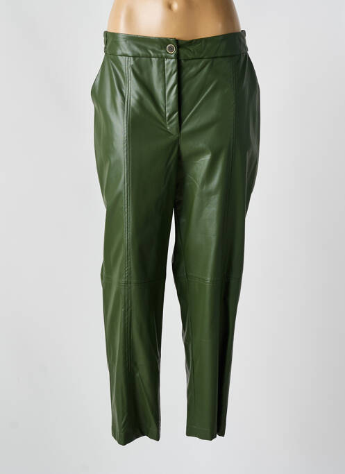 Pantalon drept verde MAT. femeie