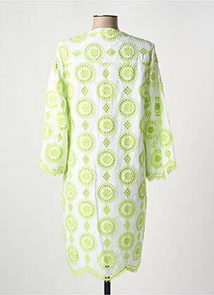 Rochie midi mâneci 3/4 mâneci 3/4 alb VALERIE KHALFON femeie