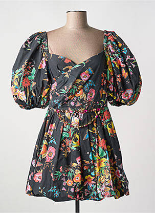 Rochie scurtă mâneci 3/4 mâneci 3/4 negru MIRIAM STELLA femeie