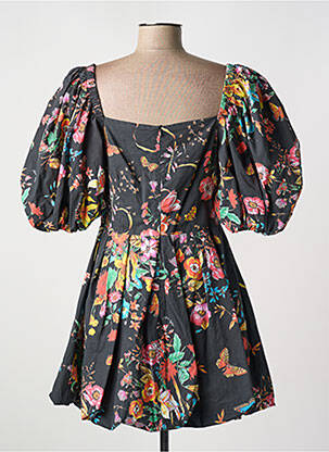 Rochie scurtă mâneci 3/4 mâneci 3/4 negru MIRIAM STELLA femeie