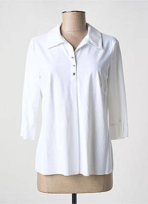 Polo mâneci 3/4 mâneci 3/4 alb SPORTALM femeie