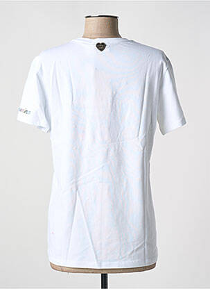 Tricou serigrafie mâneci scurte alb FRACOMINA femeie