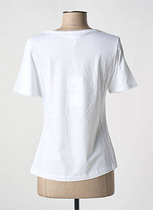 Tricou serigrafie mâneci scurte alb SPORTALM femeie