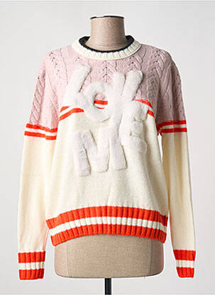 Pulover roz TRICOT CHIC femeie