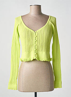 Vestă cu mâneci lungi galben FRACOMINA femeie