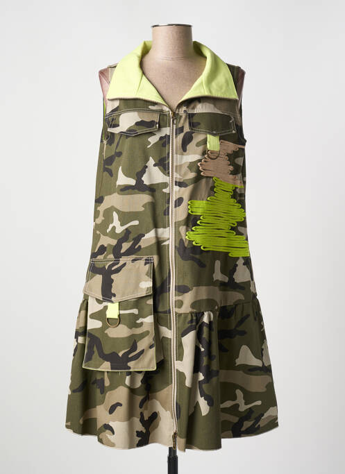 Rochie scurtă verde TRICOT CHIC femeie