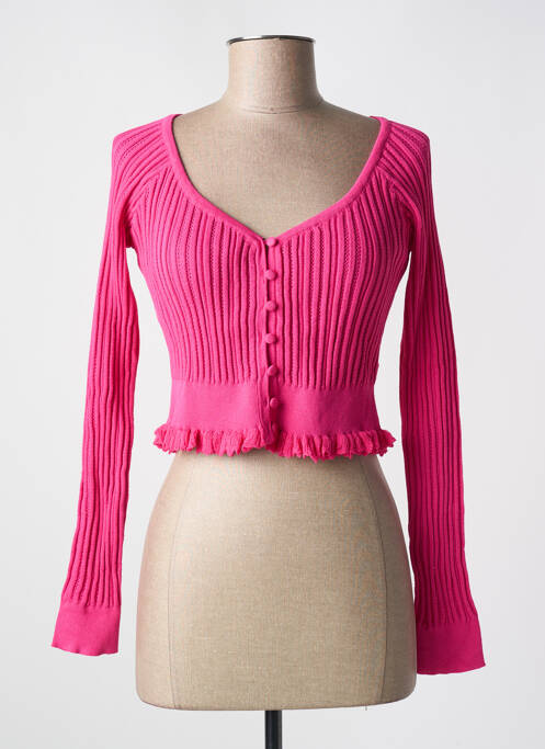 Vestă cu mâneci lungi roz FRACOMINA femeie