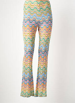 Pantalon evazat albastru VALERIE KHALFON femeie