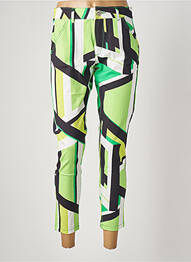 Pantalon 7/8 elasticitate mărime normală verde MADEMOISELLE SANS GÊNE femeie