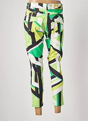 Pantalon 7/8 elasticitate mărime normală verde MADEMOISELLE SANS GÊNE femeie