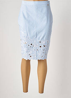 Fustă midi albastru FRACOMINA femeie