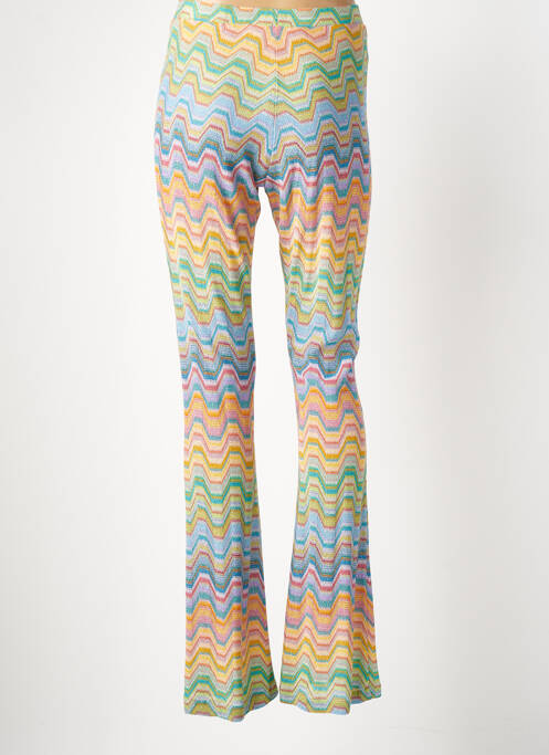 Pantalon evazat albastru VALERIE KHALFON femeie