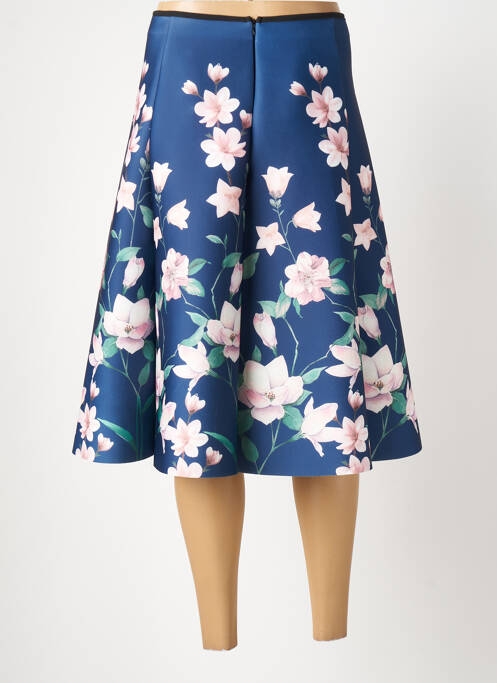 Fustă midi albastru LM LULU femeie