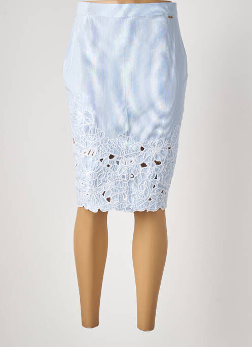 Fustă midi albastru FRACOMINA femeie