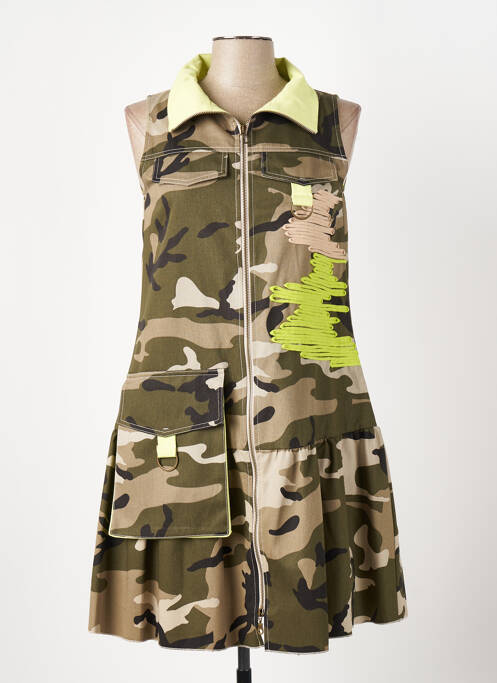 Rochie scurtă verde TRICOT CHIC femeie