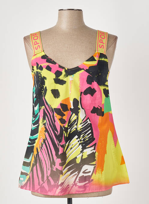 Top galben SPORTALM femeie