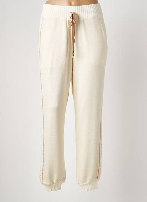 Trening bej TRICOT CHIC femeie