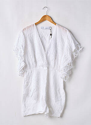Rochie scurtă mâneci scurte mâneci scurte alb IRO femeie