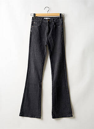 Blugi cu croială evazată gri ZARA femeie