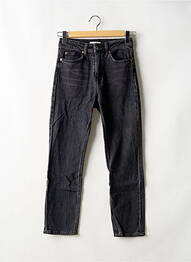 Blugi cu croială slim buzunare negru H&M femeie