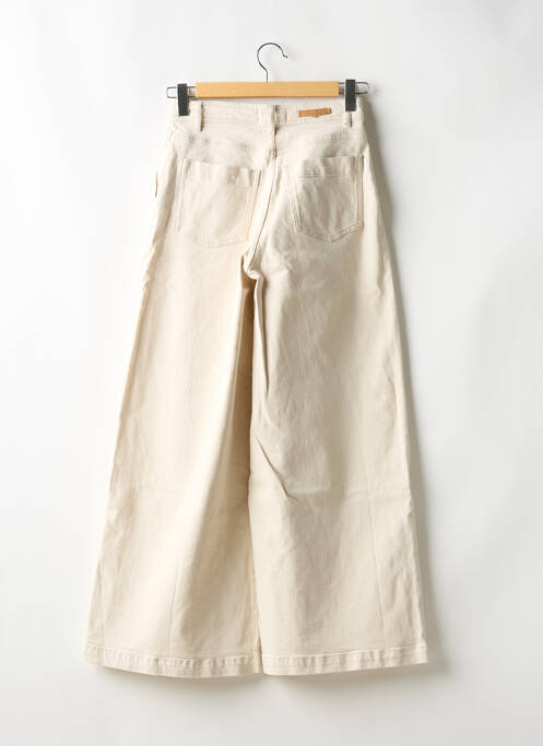 Pantalon evazat bej SESSUN femeie