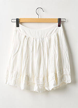 Fustă scurtă croială evazată alb IRO femeie
