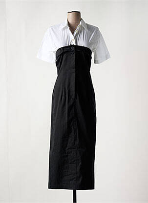Rochie midi mâneci scurte mâneci scurte negru PHISIQUE DU ROLE femeie