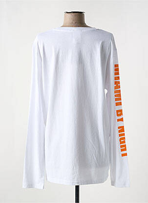 Tricou mâneci lungi mâneci lungi alb MODETROTTER femeie