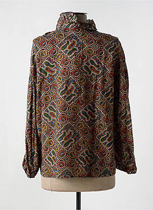 Cămașă imprimeu floral mâneci lungi negru ANTIK BATIK femeie