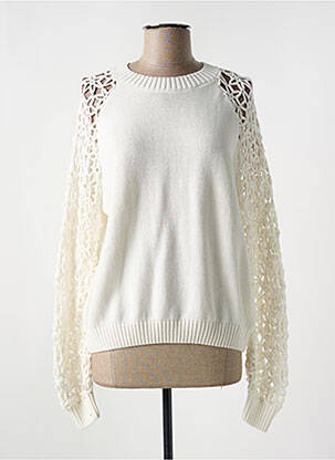 Pulover alb LES TRICOTS DE LÉA femeie