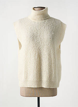 Pulover cu guler înalt bej CHARLIE JOE femeie