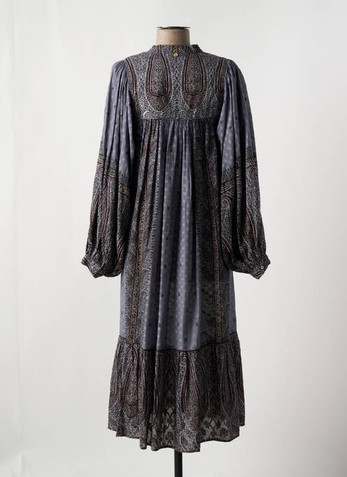 Rochie midi gri ANTIK BATIK femeie