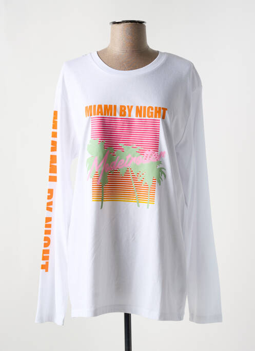 Tricou alb MODETROTTER femeie