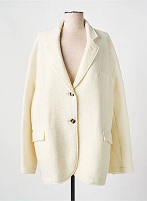 Jachete casual guler tip costum bej LIV BERGEN femeie